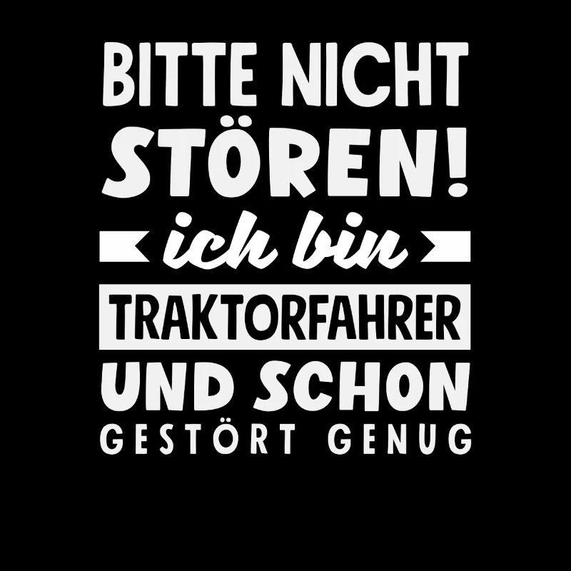 Traktorfahrer Traktor Bauer Lustiges Bauernhof