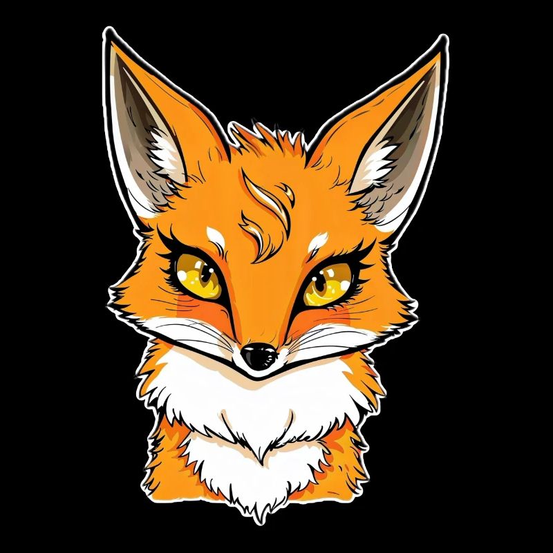 Illustration de bande dessinée Fox Head