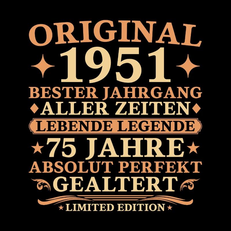 Présent original pour le 75e anniversaire de l’année 1951