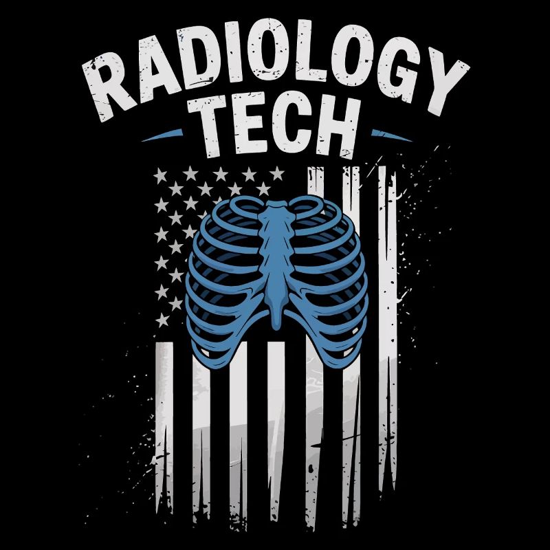 Radiology Technology Ribcage Graphic