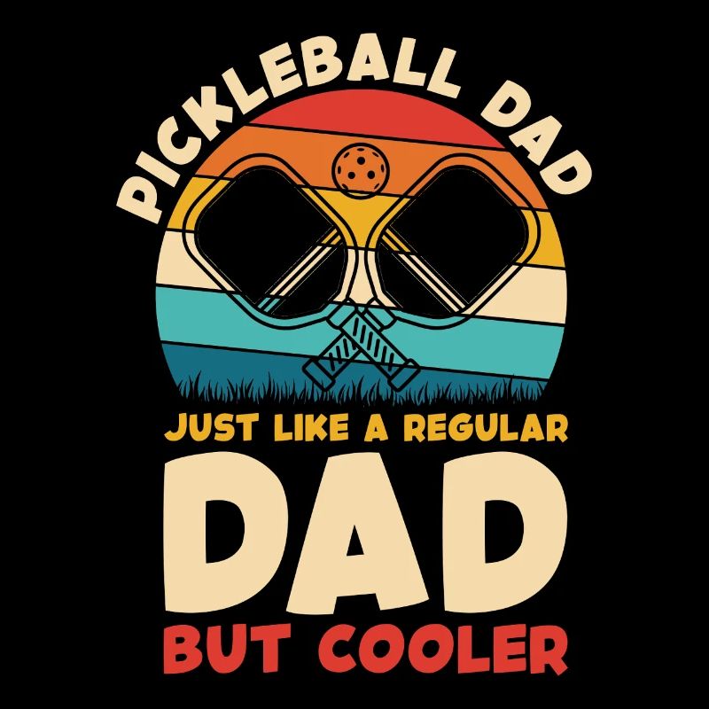 Pickleball Dad Cooler Than Regular