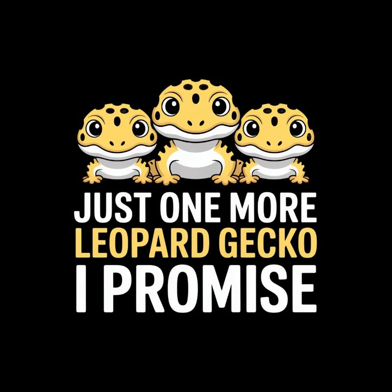 Prometteur du trio de gecko léopard