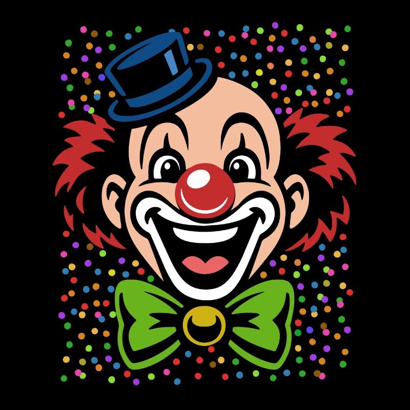 Clown de Carnaval | costume coloré de carnaval