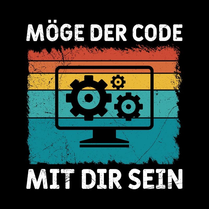 Nerd Computer MÖGE DER CODE MIT DIR SEIN LUSTIG
