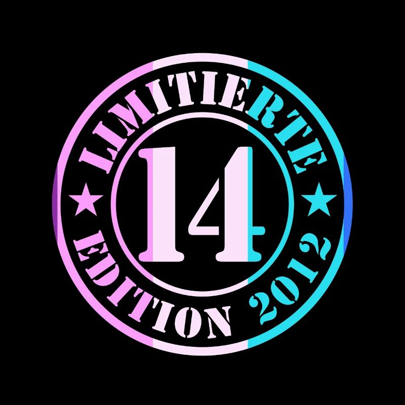 14e anniversaire Garçons Filles Édition Limitée 14