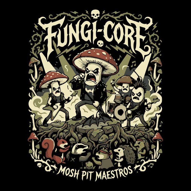 Fungi Core Mosh Pit Maestros Mushroom Metal