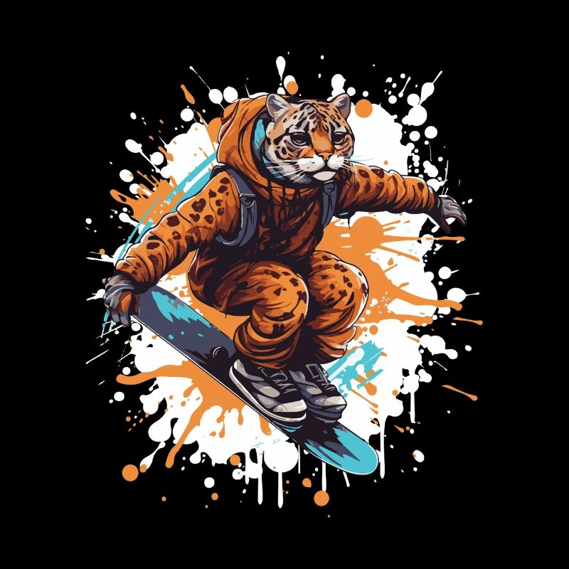 Planche à neige guépard