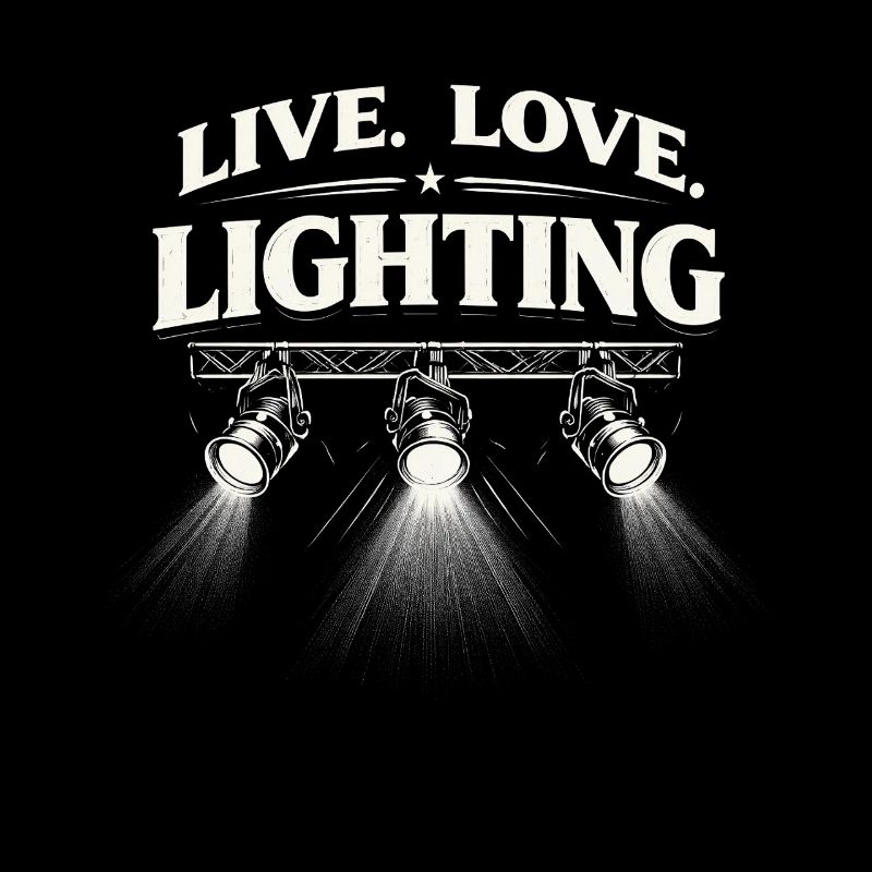 Lichttechniker Beleuchtungstechniker Lighting Guy