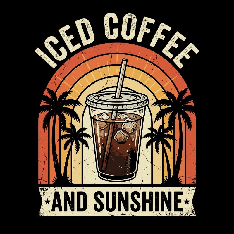 Café glacé et soleil