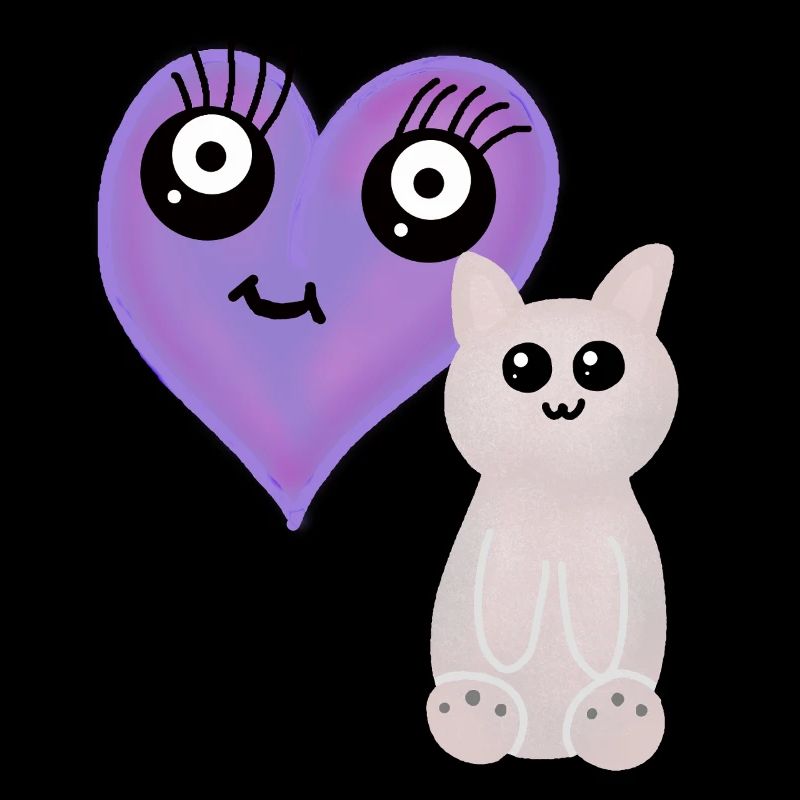 Cœurs de Chat Animaux de compagnie Chats