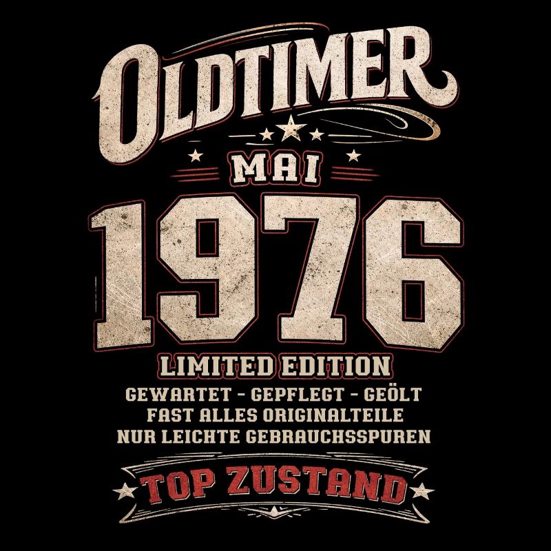 50. Geburtstag Geschenk Mann Oldtimer Mai 1976