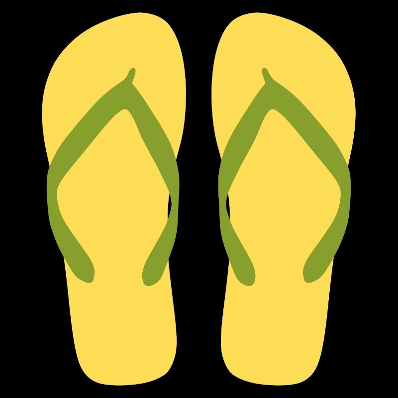 Sonnengelbe Flipflops