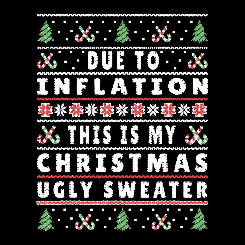 Inflation Weihnachten Hässlicher Pullover
