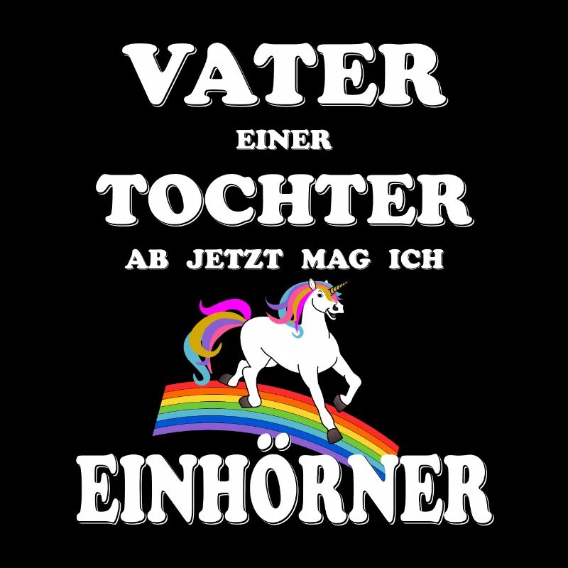 Vater Tochter Einhorn Geschenk Geburt Schwanger