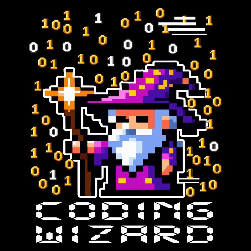 Zauberer-Pixel-Code