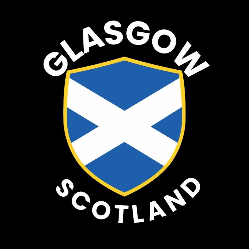 Glasgow shield saltire design