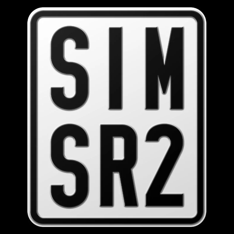 Simson SR2 Moped Kennzeichen