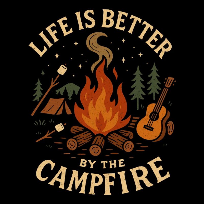 Life is better by the Campfire
