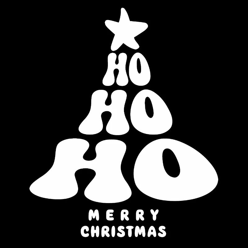 Merry Christmas - Ho ho ho - Christmas Tree