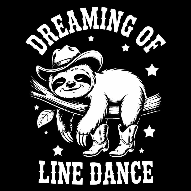 Faultier LineDance Cowboy