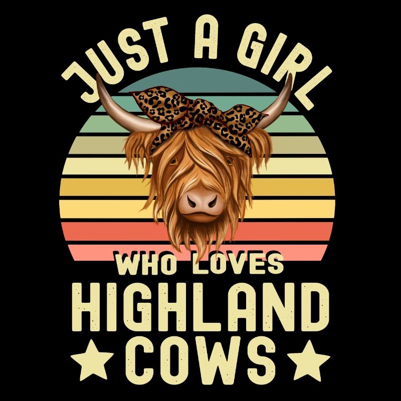 Scottish Highland cattle cow