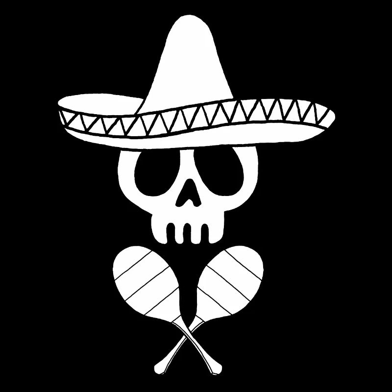Crâne mexicain blanc