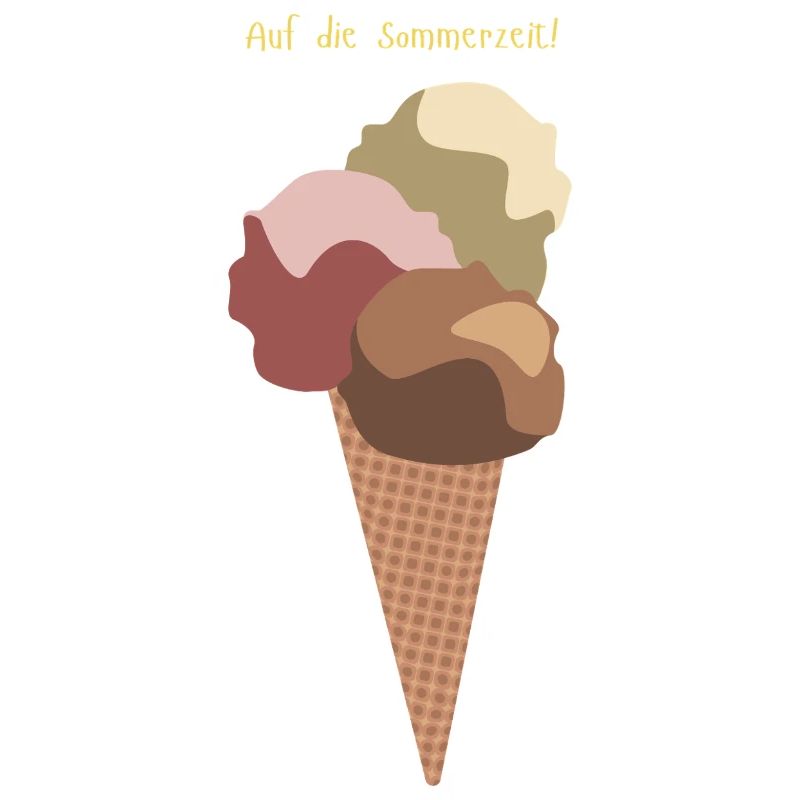 Vers le cornet de glace d’été