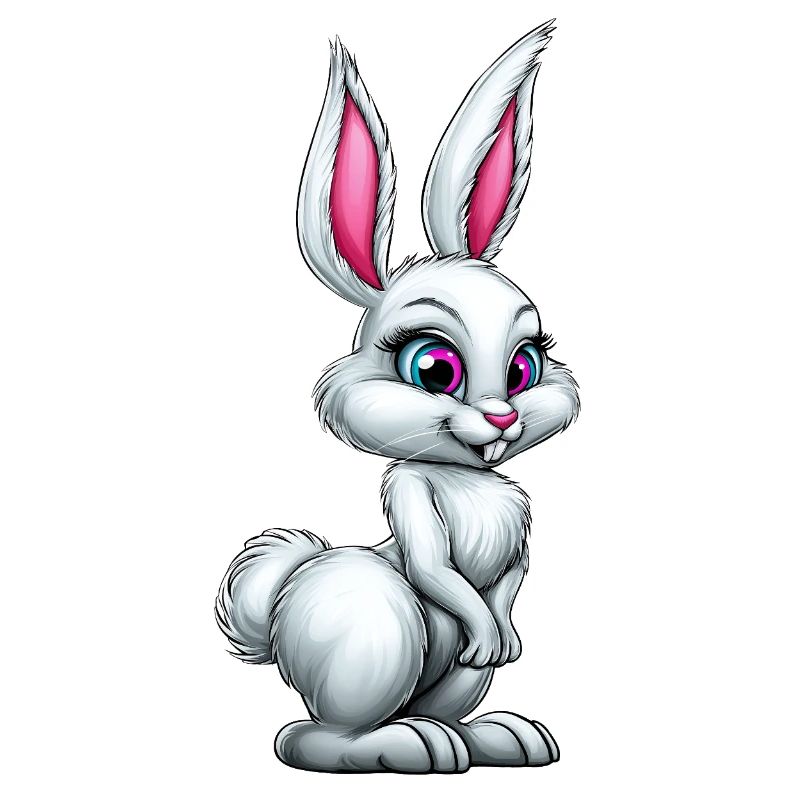 cute white bunny :)