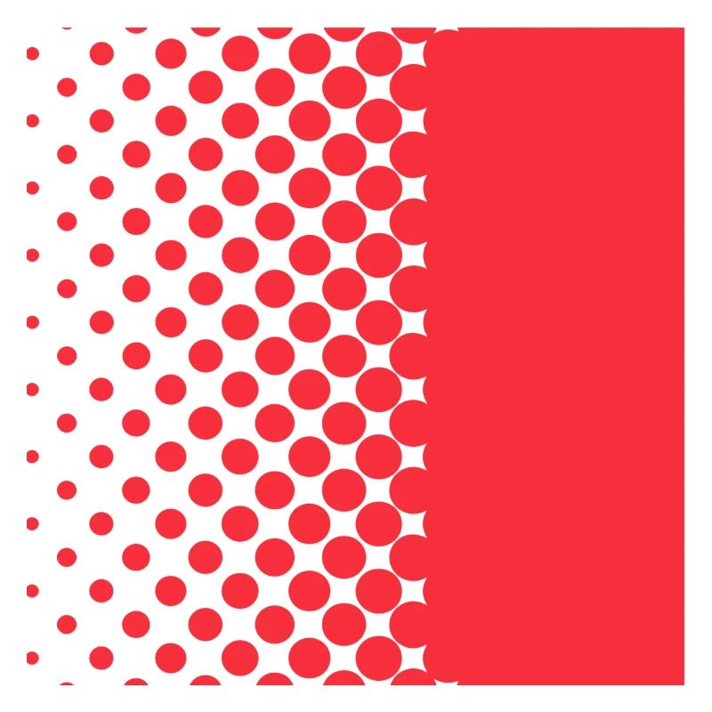 Halftone Gradient Rotes Panel
