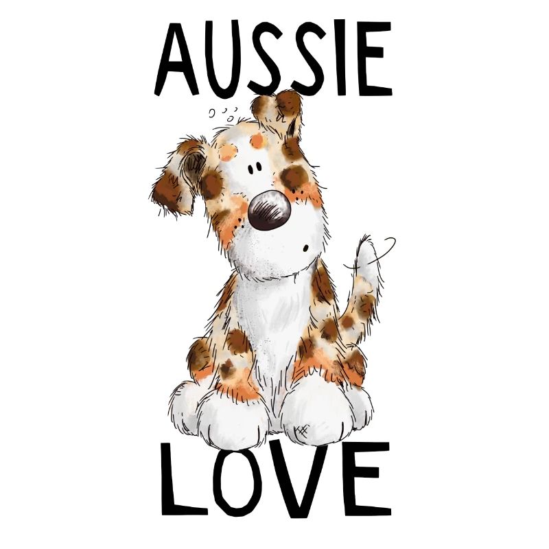 I Love Aussie - Australian Shepherd - Geschenk