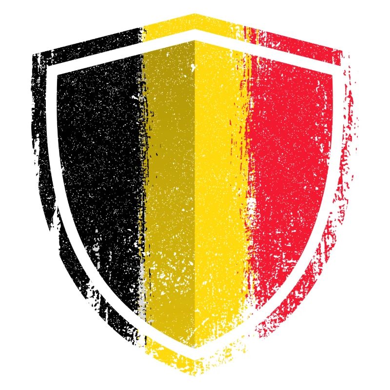 German Flag Shield Emblem