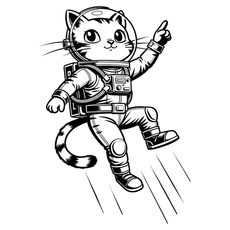 Chat astronaute