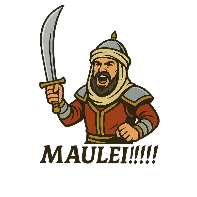 ⚔️ Arabischer Krieger mit Bart – „Maulei!!!“