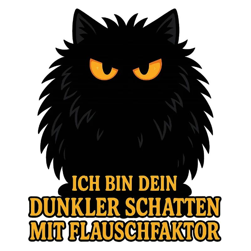 Dark shadow with fluff factor – cat