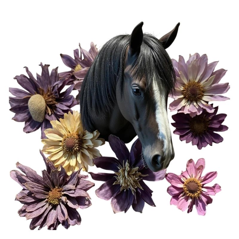 Fleur de tête de cheval