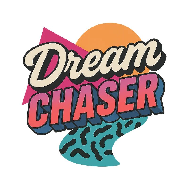 Retro 80er Inspired Dream Chaser Design