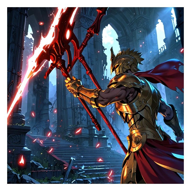 Mythical Warrior in Epic Combat