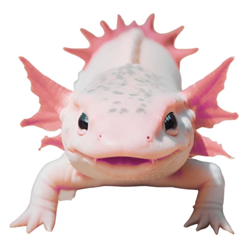 Glücklicher Axolotl