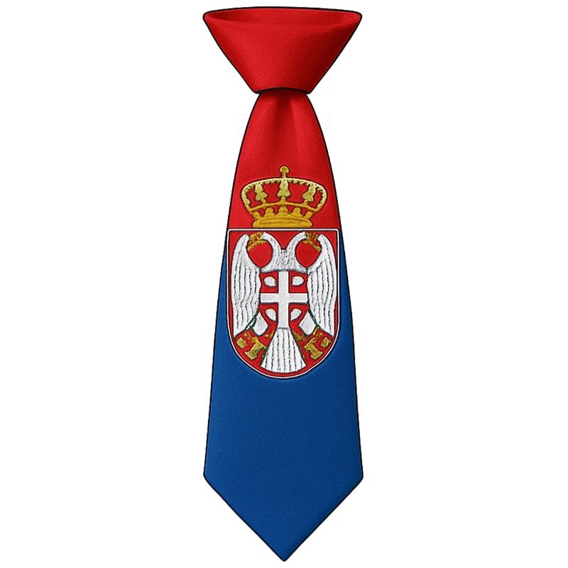 Cravate Serbie – Conception du drapeau
