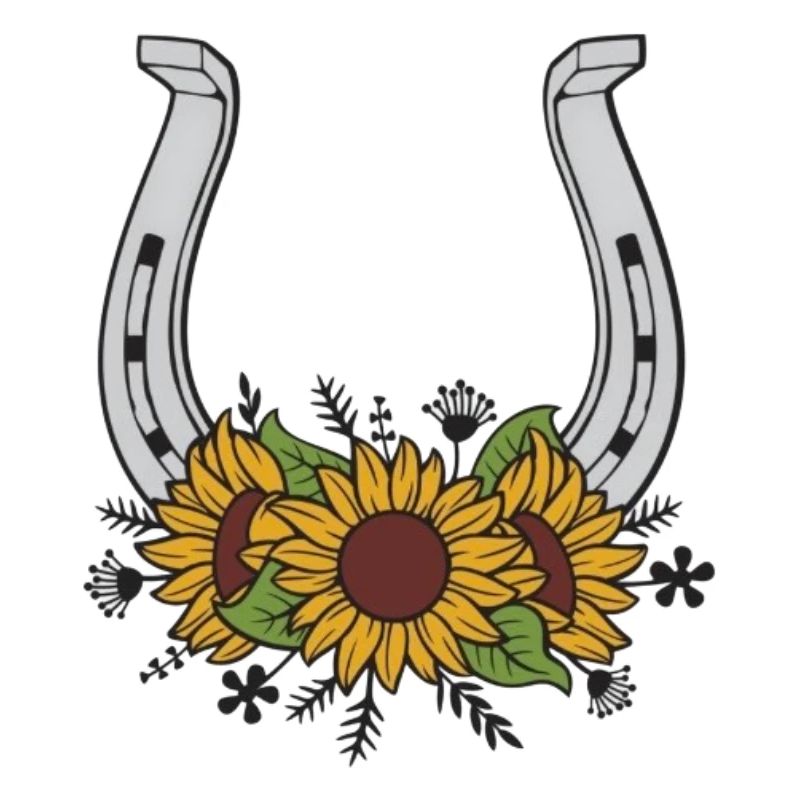 Sunflower Horseshoe Pattern
