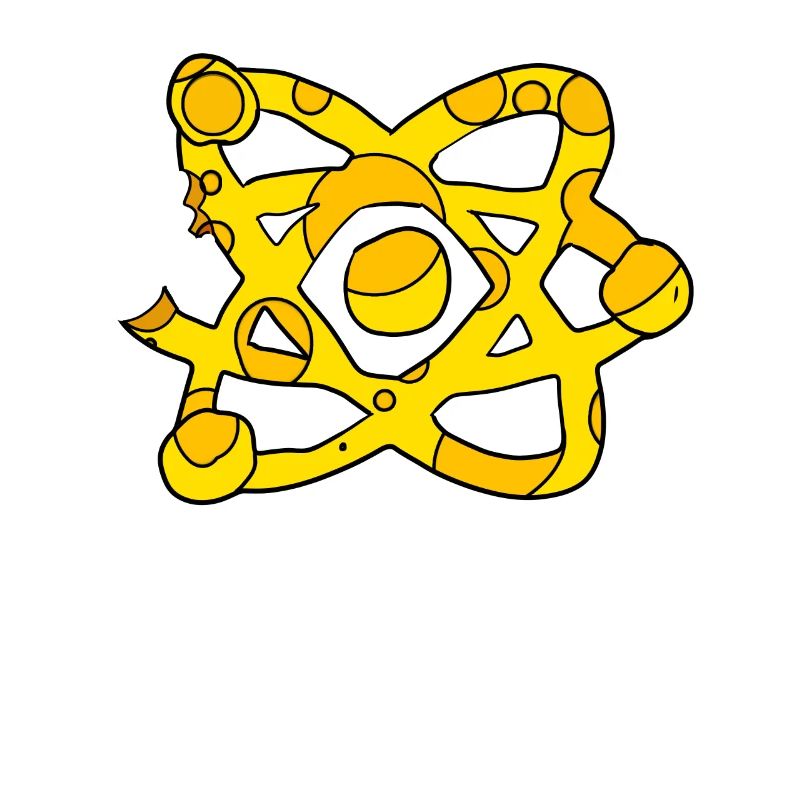 Atom Cheese Symbol Science Scientific