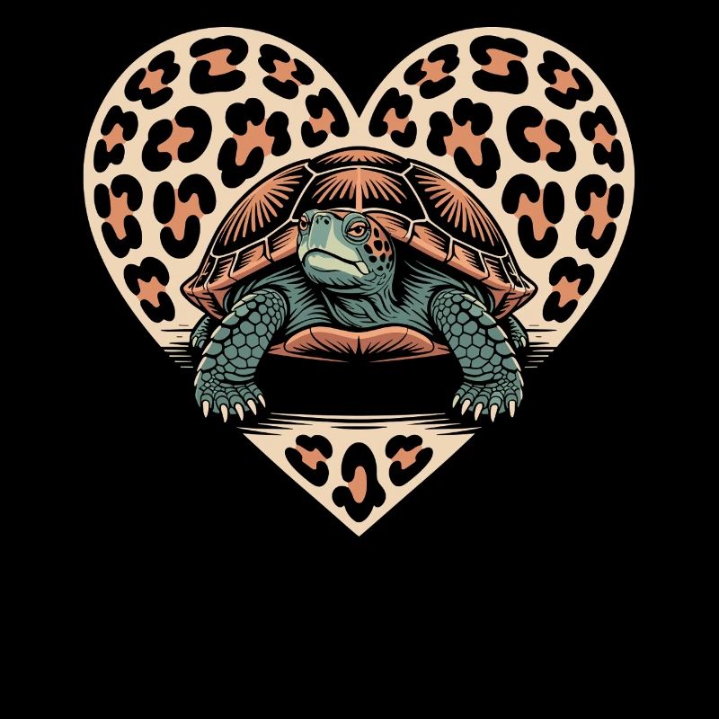 Leopard Cute Turtle