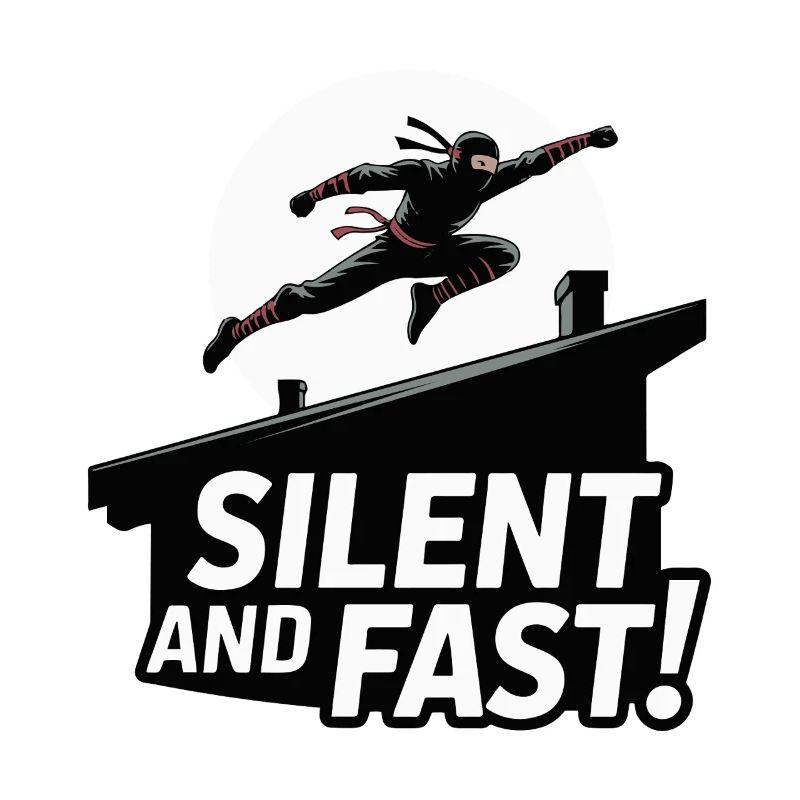 Silent Ninja Rooftop Jump
