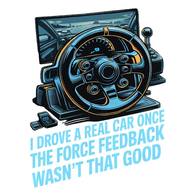 Ich bin einmal ein echtes Auto gefahren, das Force