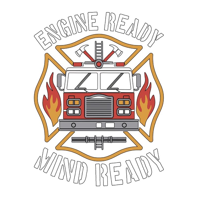Fire Engineer Engine Ready Mind Ready Firefighting