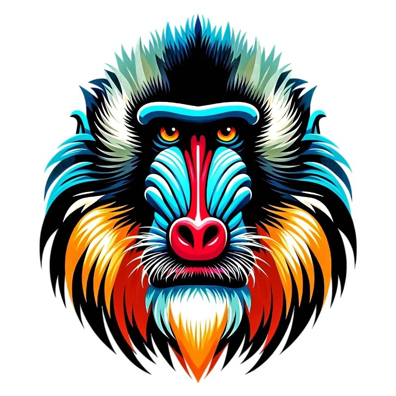 Mandrill monkey