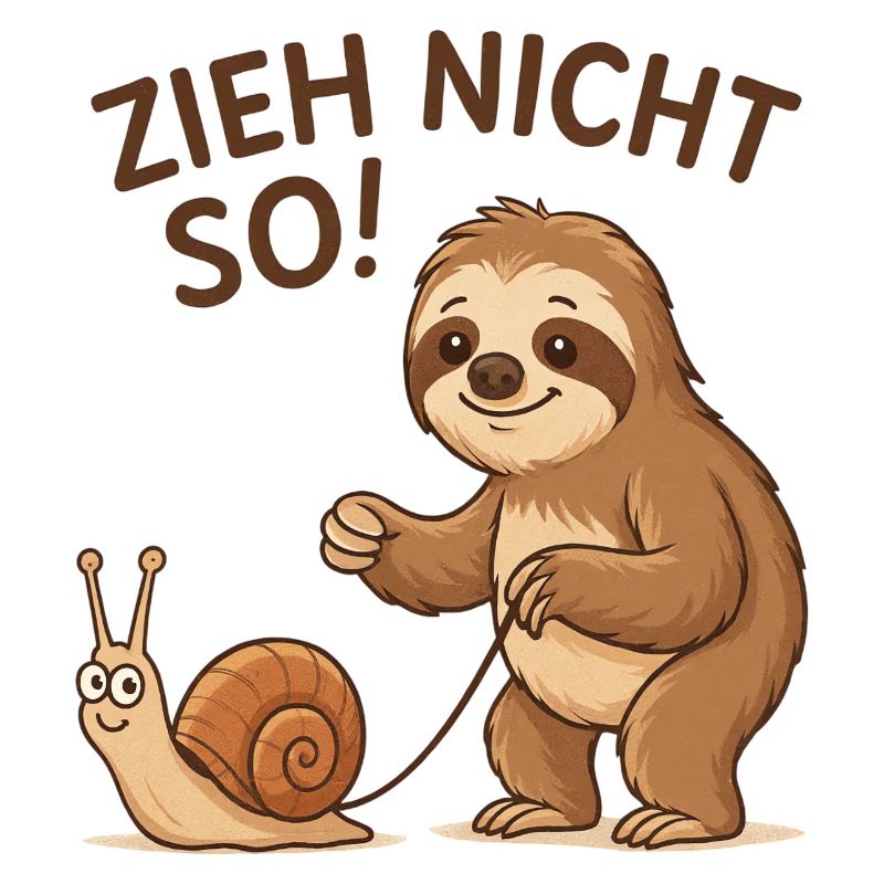 Don't pull like that! Sloth Snail