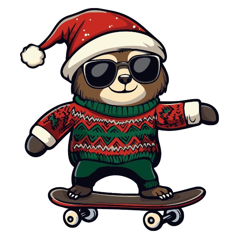 Sloth Christmas Funny