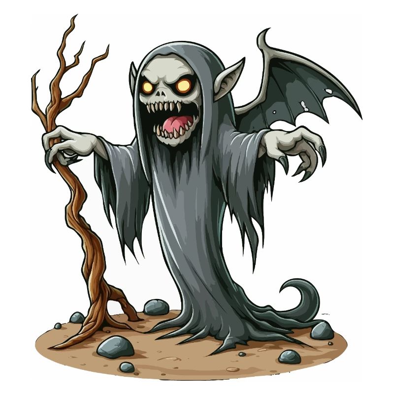 Sensenmann-Banshee auf der Erde