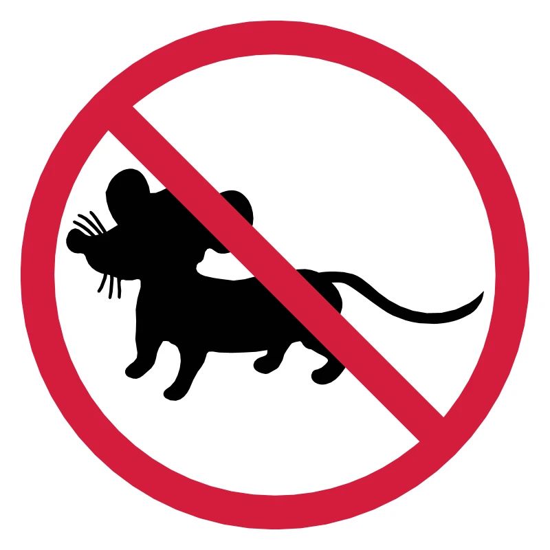 interdit panneau zone pas souris symbole maeuschen s